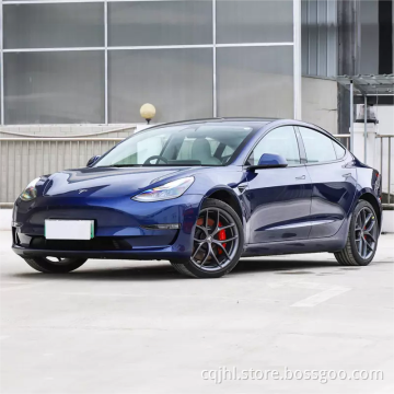 Pure Electric Car Tesla Μοντέλο 3 Μεγάλη διάρκεια ζωής Υψηλή απόδοση Μεγάλη απόδοση 675km Νέο ενεργειακό όχημα με εμπρόσθιο και πίσω ραντάρ